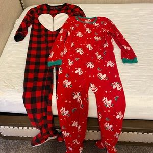 Carter’s 2pk Christmas Footed Pajamas